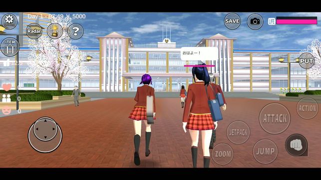 樱花校园模拟器最新宫殿地图完美汉化完整版图片1
