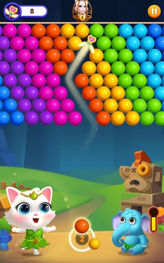 泡泡龙猫岛疯狂游戏下载安卓版图片1