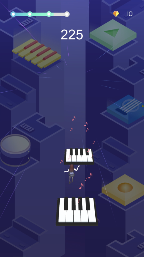 钢琴节奏酷跑游戏安卓最新版图片1