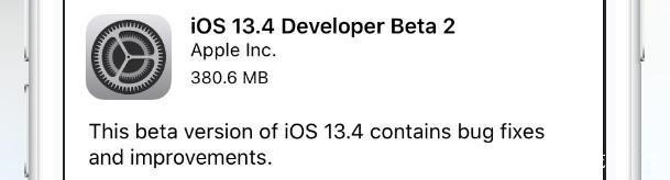 苹果ios13.4 beta2更新使用方法教程_52z.com